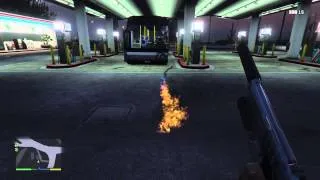 GTA 5 Bus Explosion at the Gas Station