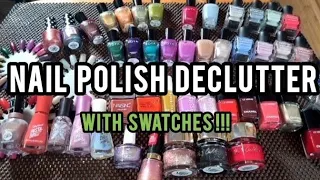 Nail Polish Declutter with Swatches