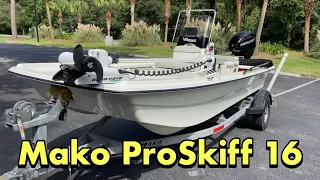 2017 Mako Pro Skiff - full in depth walk thru (sold)