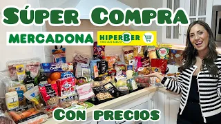 🛒COMPRAZA SEMANAL‼️MERCADONA + HIPERBER "SÚPER  NUEVO"  IDEAS DE COMIDAS Y CENAS#lepetitvlogs