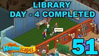 HOMESCAPES STORY WALKTHROUGH - LIBRARY - DAY 4 COMPLETED - GAMEPLAY - #51