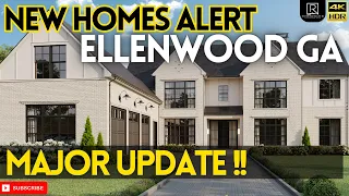 MAJOR UPDATE - New Homes Alert Ellenwood GA - Custom Modern Home in Gated Community