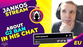 Jankos Explains G2 Being BANNED In His Chat 🤫