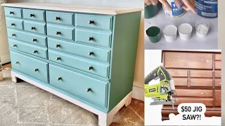 $50 JIG SAW = MODERN LEGS |Dramatic Dresser Flip