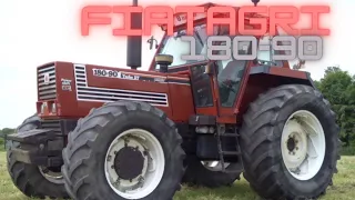 FIATAGRI 180-90 TURBO DT CON FRESA MASCHIO  PURE SOUND #tractor #top #agriculture #fiatagri #sound