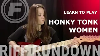 Learn to play "Honky Tonk Women" by The Rolling Stones
