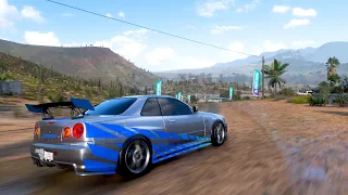 Nissan GTR R-34 Skyline  |  Forza Horizon 5