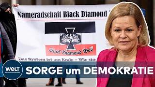 HASS AUF DEMOKRATIE: Innenministerin Faeser besorgt über Anstieg von Straftaten gegen Politiker