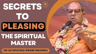 Secrets to Pleasing the Spiritual Master | HH Jayapataka Swami Maharaj | With Hindi Translation