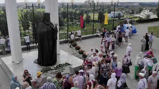 Освящение памятника святителю Георгию (Конисскому) совершил Патриарший Экзарх