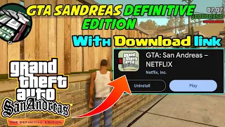 Gta Sandreas Definitive Edition Android Gameplay | Gta Trilogy Netflix Android