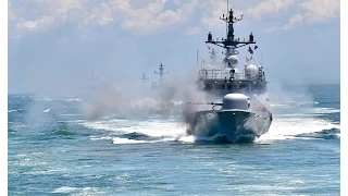 [해군제공] 제2연평해전 전사자 6명 이름 딴 윤영하급 미사일 고속함 6척의 이례적인 동시 기동 및 사격훈련 영상
