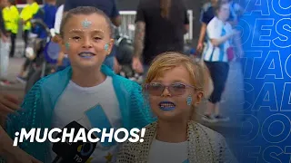 Dos nenas reversionaron “Muchachos” - Argentina vs Panamá - Amistoso 2023