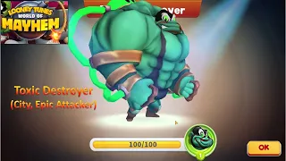 [*/*] Looney Tunes World of Mayhem - Unlock Toxic Destroyer (City, Epic Attacker, Anti Hero)