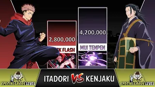 Itadori VS Kenjaku POWER LEVELS 2024 🔥 (Jujutsu Kaisen POWER LEVELS)