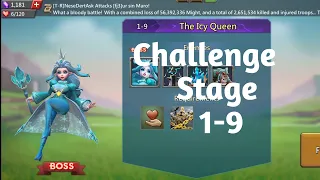 Lords mobile challenge stage 1-9 f2p|Icy queen challange stage 1-9