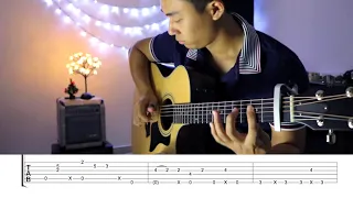 Pumped Up Kicks Fingerstyle Guitar Lesson (FREE TABS TUTORIAL) - Rodrigo Yukio