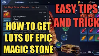 Mir4 - Mir4 Combine Magic Stone Guide - Mir4 Magic Stone Combination - Epic Magic Stone Mir4