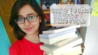 Books To Read Under 200 Pages | Short and Quick Reads | Books for Beginners