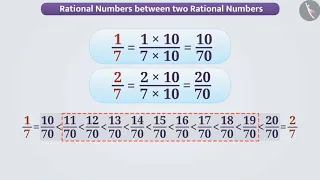 Rational Numbers between two rational numbers | Part1/3 | English | Class7