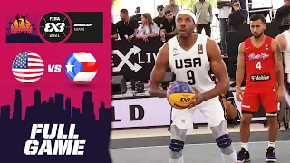 USA v Puerto Rico | SF Full Game | FIBA 3x3 AmeriCup 2021
