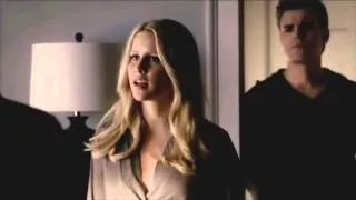 Vampire Diaries 4x12 A View To Kill - Stefan attempts to sneak out of Rebekah's bed.