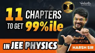 JEE 2024: 11 Chapters to get 99%ile in JEE Physics🎯 | IIT Motivation | Harsh Sir @VedantuMath