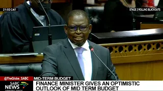 MTBPS 2021 | Minister Godongwana gives an optimistic outlook of mid-term budget