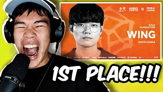 SXIN Reacts | WING 🇰🇷 | GRAND BEATBOX BATTLE 2023: WORLD LEAGUE | Solo Elimination