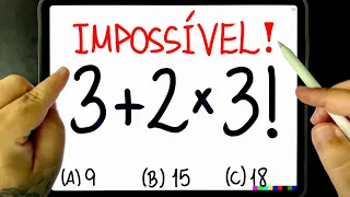 🔥 IMPOSSÍVEL resolver a essa EXPRESSÃO NUMÉRICA BUGANTE! 😱Você consegue resolver?