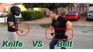 Using a Belt as an Improvised Weapon