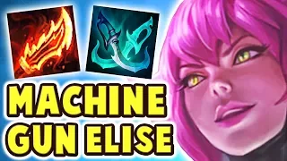 NEW SUPER GALAXY ELISE JUNGLE SPOTLIGHT | LEGENDARY FULL AD BUILD | INVISIBLE ABILITY?! - Nightblue3