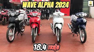 Honda Wave Alpha 110 2024 có gì ĐẶC BIỆT..? ▶️ Giá 18.4 triệu 1 em Wave Alpha 🔴 TOP 5 ĐAM MÊ