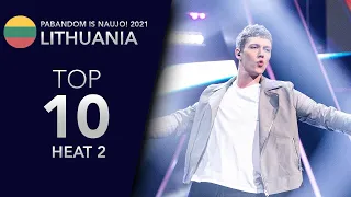 🇱🇹 Eurovision 2021: LITHUANIA - PABANDOM IS NAUJO 2021! - My Top 10