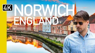 Narrated Tour of Norwich City, England NOW! | What's Norwich Like?