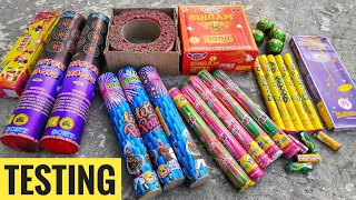 Testing Different types of Diwali firecrackers 2019||CY