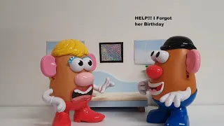 Mr. Potato Head Forgets Mrs. Potato Head's Birthday! | Heartwarming Lego Surprise #lego #toystory