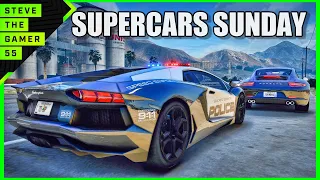 GTA 5 Mod Supercars Sunday Patrol| GTA 5 Lspdfr Mod| 4K