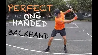 How To Hit Perfect One Handed Backhand (TENFITMEN, Episode 29)