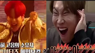 When Btob Eunkwang trying to Copy the high note of Ateez Jongho 😂 😂