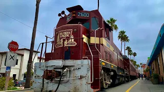 Riding the Santa Cruz Beach Train