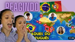 PORTUGUESA REAGINDO AOS PAÍSES QUE FALAM PORTUGUÊS E SEUS SOTAQUES