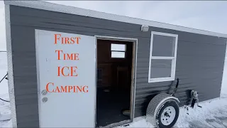 Luxury Ice Camping On RED LAKE