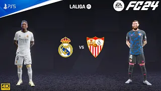 FC 24 - Real Madrid Vs Sevilla - LALIGA 2023/24 | PS5™ [4K60]