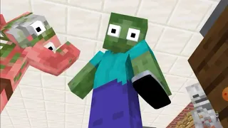 Monster School :Free Gift from Apple: Minecraft Animation