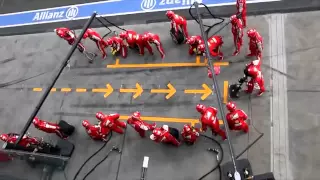 Ferrari F1 Pit Stop Perfection 30 sec