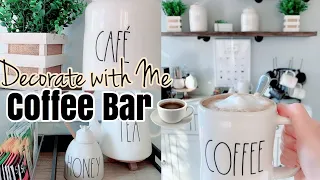 SUMMER DECORATE WITH ME| COFFEE BAR| COFFEE STATION IDEAS