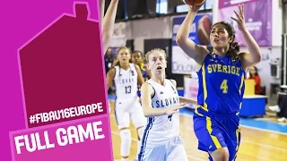 Slovak Republic v Sweden - Full Game - FIBA U16 Women's European Championship 2016