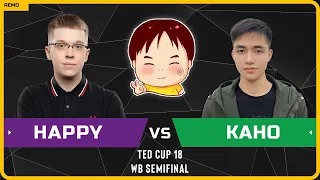 WC3 - [UD] Happy vs Kaho [NE] - WB Semifinal - Ted Cup 18