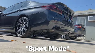 2018 BMW 540i Stock Exhaust Sounds!